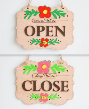 open close hoa dạ